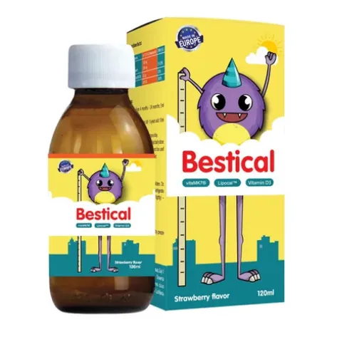 Canxi Sinh Học Bestical 120ml - Bổ Sung Canxi, Vitamin D3 & K2 Cho Trẻ - Hỗ Trợ Xương & Răng Chắc Khỏe
