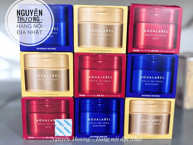 Kem Dưỡng Trắng Da Shiseido Aqualabel Special Gel White 90g - Mờ Thâm Nám, Giúp Da Sáng Mịn Tự Nhiên, Chăm Sóc Da Mặt Nhật Bản