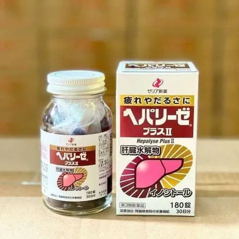 Viên uống bổ gan Hepalyse_ JapanPlus II nội địa Nhật hộp 180v