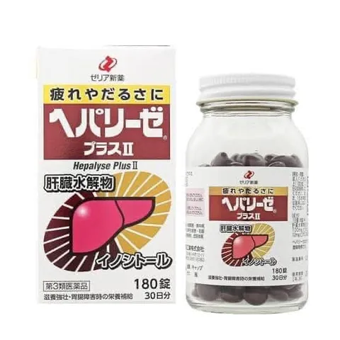 Viên uống bổ gan Hepalyse_ JapanPlus II nội địa Nhật hộp 180v