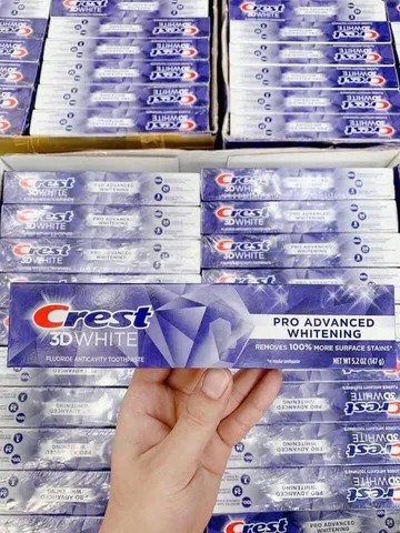 KĐR Crest 3D White Advanced Tripple Whitening Làm Trắng Răng Cấp Tốc lốc 5 tuýp