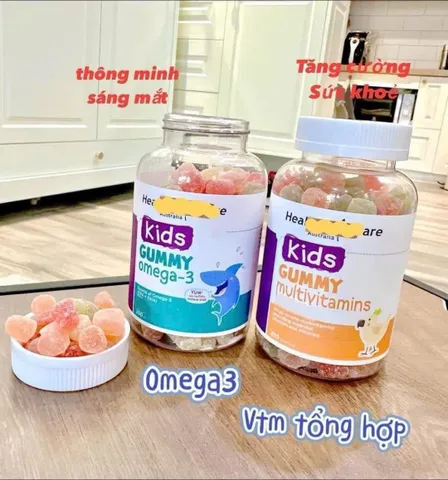 Kẹo dẻo Gummy Omega 3 Úc Healthy Care - 250 viên 203668