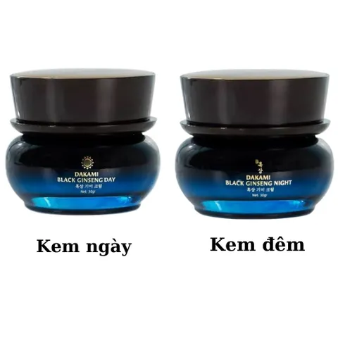 Bộ sản phẩm chăm sóc da Dakami Black Ginseng - Kem chống thâm nám, serum dưỡng trắng và sữa rửa mặt - Giải pháp hiệu quả cho làn da rạng rỡ
