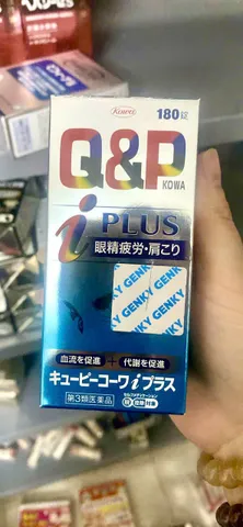 Viên Uống Bổ Mắt Q&P Kowa iPlus Nhật Bản 180 Viên - Hỗ Trợ Tăng Cường Thị Lực và Giảm Mỏi Mắt Hiệu Quả