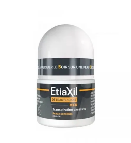 Lăn Khử Mùi Chuyên Sâu Etiaxil Cho Nam - Detranspirant Men Peaux 15ml Ngăn Mồ Hôi Hiệu Quả 5 Ngày