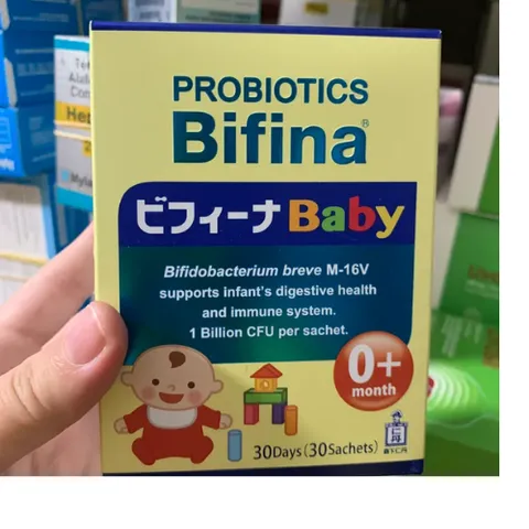 Men vi sinh Bifina Baby Nhật Bản 30g - Hỗ trợ tiêu hóa, tăng cường đề kháng cho trẻ - Bổ sung lợi khuẩn Bifido Breve M-16V
