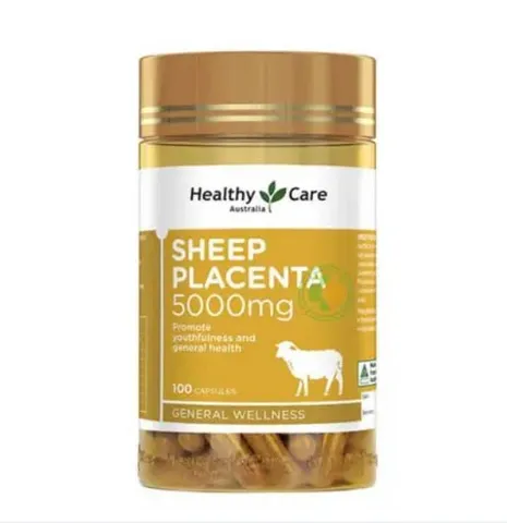 Nhau thai cừu Healthy Care Sheep Placenta 5000mg 100 viên - Thực phẩm chức năng làm đẹp, hỗ trợ trắng da và chống lão hóa hiệu quả