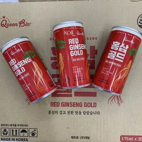 Nước Hồng Sâm Queen Bin Hàn Quốc - Lon 175ml