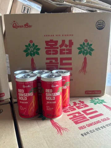 Nước Hồng Sâm Queen Bin Hàn Quốc - Lon 175ml