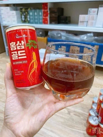Nước Hồng Sâm Queen Bin Hàn Quốc - Thùng 30 lon x 175ml