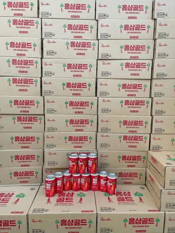 Nước Hồng Sâm Queen Bin Hàn Quốc - Thùng 30 lon x 175ml