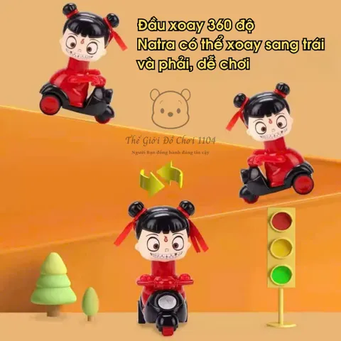 Xe Chạy Đà Dây Cót Na Tra NeZha - Đồ Chơi Sáng Tạo Giúp Bé Rèn Luyện Kỹ Năng Vận Động, Quà Tặng Tuyệt Vời Cho Trẻ Em