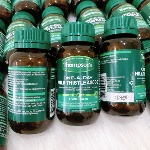 Viên uống bổ gan Thompson's OneADay Milk Thistle 42000mg lọ 60v