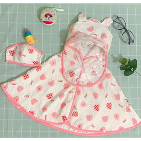 Áo choàng nắng Muslin cho trẻ 6 tháng đến 4 tuổi - Kèm khẩu trang & kính chắn, thời trang mùa hè mát mẻ cho bé