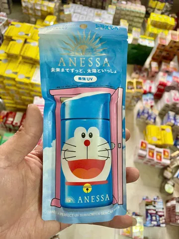 Kem Chống Nắng Anessa Doremon Phiên Bản Giới Hạn 60ml - Chống UV SPF50+ PA++++, Dưỡng Da Nhanh, Hàng Nhật Chất Lượng