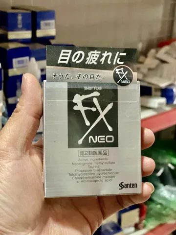 Nước Nhỏ Mắt Nhật Bản Sante FX Neo 12ml, Màu Bạc 204291
