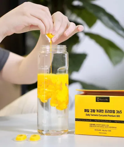 Tinh Nghệ Daily Turmeric Curcumin Hamin Bio Hàn Quốc 32 Tép - Hỗ Trợ Tiêu Hóa, Tăng Cường Miễn Dịch, Chống Viêm, Khỏe Mạnh Từ Thiên Nhiên