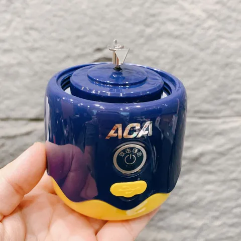 Máy Xay Sinh Tố Cầm Tay ACA ALY-30LL38D - Thiết Kế Nhỏ Gọn, Công Suất 35W, Pin Sạc USB - Trợ Thủ Đắc Lực Cho Mọi Chuyến Đi