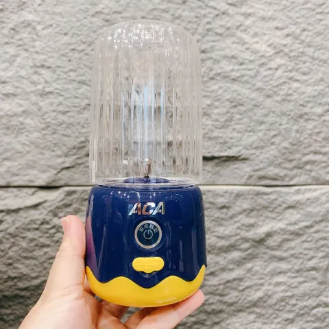 Máy Xay Sinh Tố Cầm Tay ACA ALY-30LL38D - Thiết Kế Nhỏ Gọn, Công Suất 35W, Pin Sạc USB - Trợ Thủ Đắc Lực Cho Mọi Chuyến Đi