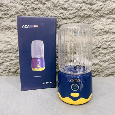 Máy Xay Sinh Tố Cầm Tay ACA ALY-30LL38D - Thiết Kế Nhỏ Gọn, Công Suất 35W, Pin Sạc USB - Trợ Thủ Đắc Lực Cho Mọi Chuyến Đi