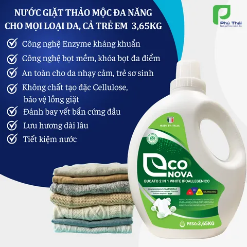 Econova nước giặt xả thảo mộc
