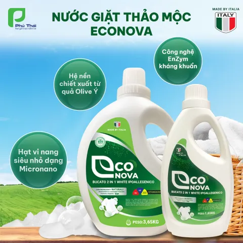 Econova nước giặt xả thảo mộc