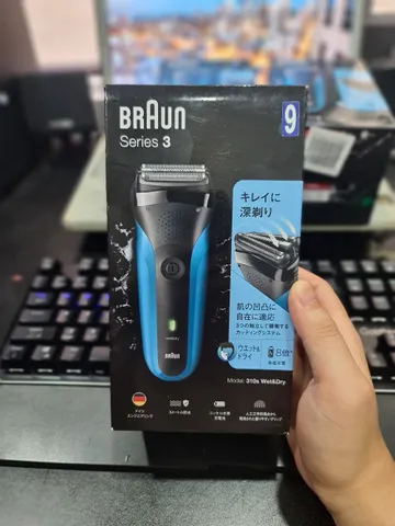 Máy cạo râu điện Braun Series 3 310S - Chính hãng Nhật Bản, 3 lưỡi cạo cao cấp, cạo ướt & khô, hiệu suất tối ưu cho nam giới