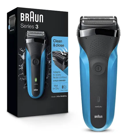 Máy cạo râu điện Braun Series 3 310S - Chính hãng Nhật Bản, 3 lưỡi cạo cao cấp, cạo ướt & khô, hiệu suất tối ưu cho nam giới