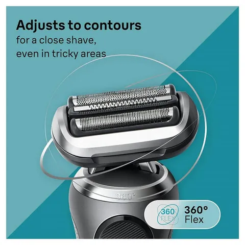 Máy cạo râu điện Braun Series 7 7120s - 3 lưỡi cắt, chống nước, điều chỉnh AutoSense cho cạo sắt và nhạy cảm - Sản phẩm Đức chính hãng