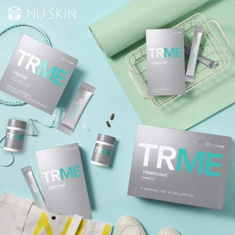 Bộ 2 hộp Thực phẩm bổ sung Nuskin ageLOC TRME TRIMSHAKE socola và vani - Giải pháp kiểm soát cân nặng, cung cấp năng lượng và dinh dưỡng cho da