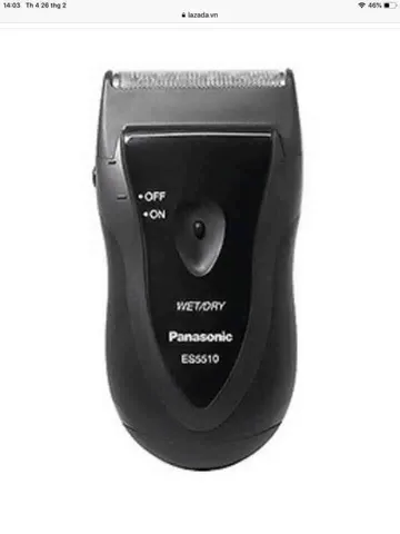 Máy cạo râu mini Panasonic ES-5510P-K chính hãng Nhật Bản - Cạo nhanh, sạch, không đau, dễ mang đi, sử dụng Pin AA, thiết kế chống nước.