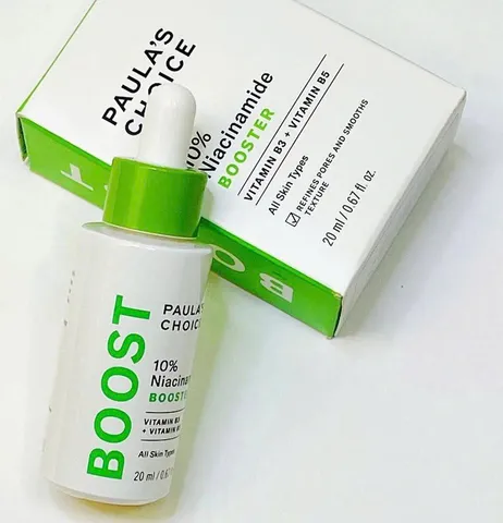 Serum Paula's Choice 10% Niacinamide Booster 20ml - Se Khít Lỗ Chân Lông, Cải Thiện Kết Cấu Da, Ngừa Mụn, Dưỡng Ẩm Tươi Sáng