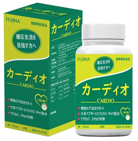 Cardio Fujina viên uống hỗ trợ ổn định huyết áp(Hộp 80 viên)