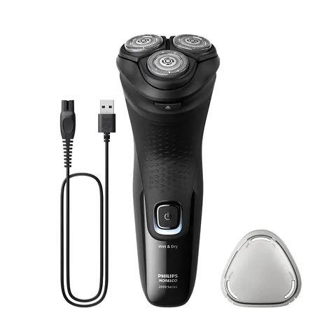 Máy Cạo Râu Philips Norelco 2400 X3001/90 Chính Hãng - Lưỡi Dao ComfortCut, Chống Nước IPX7, Bảo Hành 24 Tháng, Dùng Ướt và Khô