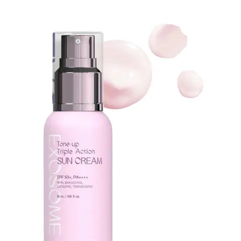 Kem chống nắng Verdi Exosome Tone Up Triple Action 50ml - Bảo vệ da chống UVA/UVB, Làm sáng và Dưỡng ẩm da tự nhiên