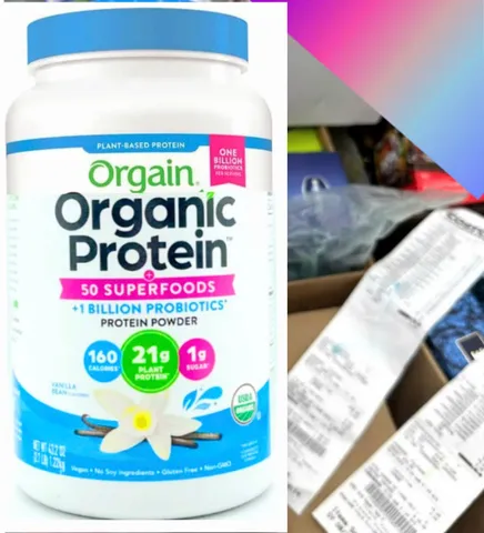 Bột Protein Hữu Cơ Orgain Organic Protein Superfoods 918g - Hương Vani, Dinh Dưỡng Kiểm Soát Cân Nặng, Phục Hồi Cơ Bắp