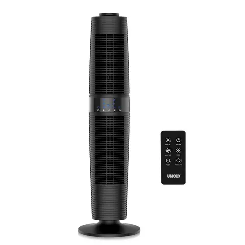 Quạt Tháp Thông Minh Unold Turmventilator 360 - Công Nghệ Tiết Kiệm Điện, Làm Mát 360 Độ, An Toàn Cho Gia Đình, Mùa Hè Mát Mẻ