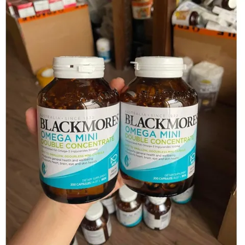 Dầu cá không mùi Blackmore Fish Oil 1000 Odourless ( 200 viên ), hàng mới date xa
