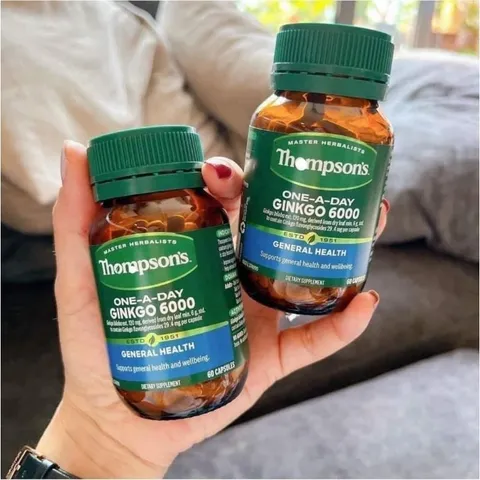 Viên uống bổ não Thompsons One-A-Day Ginkgo 6000 hàng chuẩn mới về