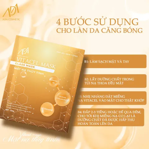 Mặt Nạ Thuỷ Tinh Dạng Thạch Trong Suốt ( Hộp 6 miếng ) ADA Group