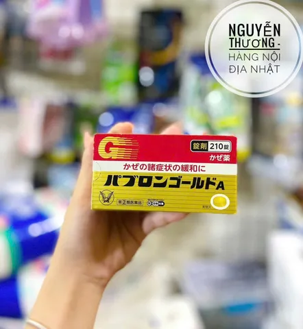 Viên Uống Cảm Cúm Pabron Gold Nhật Bản 210 Viên