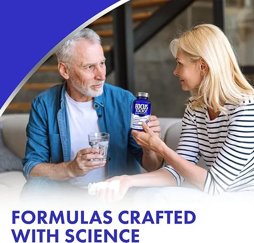 Viên uống bổ não Focus Factor 180 viên Mỹ - Tăng cường trí nhớ, giảm stress, cải thiện chức năng hệ thần kinh bằng vitamin và omega 3.