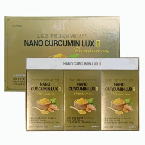 Tinh Nghệ Nano Curcumin Masilraon Lux Premium 160mg - Thực Phẩm Chức Năng Tăng Cường Sức Khỏe Từ Hàn Quốc, Hỗ Trợ Làm Đẹp Da