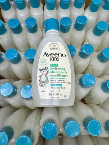 Dầu gội xả dưỡng ẩm Aveeno Kids 354ml cho bé.