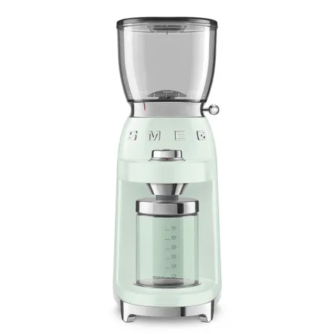 Máy Xay Cà Phê SMEG CGF01PGEU Xanh Mint - Thiết Kế Hiện Đại, Đa Năng, Xay Mịn Nhanh Chóng, Phù Hợp Gia Đình và Văn Phòng