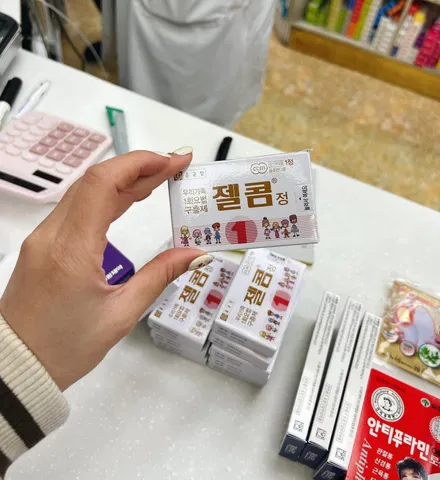 Viên tẩy giun Zelcom Tab hộp 1 viên Hàn Quốc cho bé từ 2 tuổi