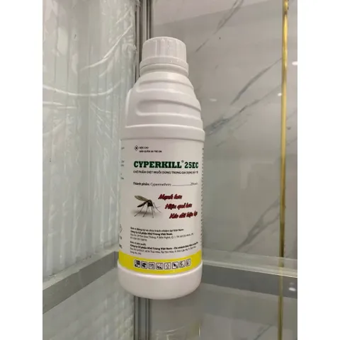 Chế Phẩm Diệt Muỗi CYPERKILL 25EC - Hiệu Quả Cao, Thân Thiện Với Môi Trường, An Toàn Cho Gia Đình, Dễ Dàng Sử Dụng, Chai 1 Lít