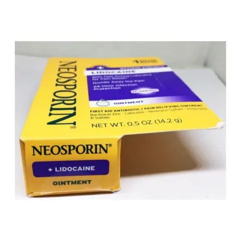 Kem mỡ kháng viêm, xoa dịu nhanh Neosporin Lidocaine Ointment