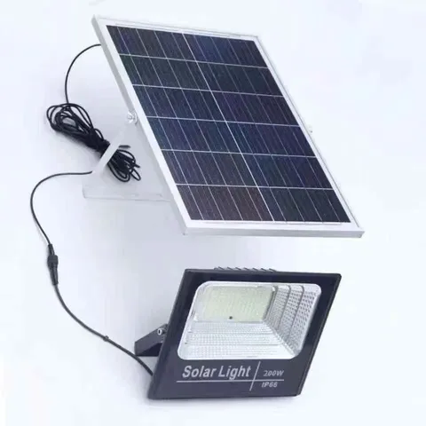 Đèn Led Ngoài Trời 300W IP67 - Chống Nước, Điều Khiển Từ Xa, Tấm Pin Năng Lượng Mặt Trời - Giải Pháp Chiếu Sáng Tiết Kiệm Năng Lượng