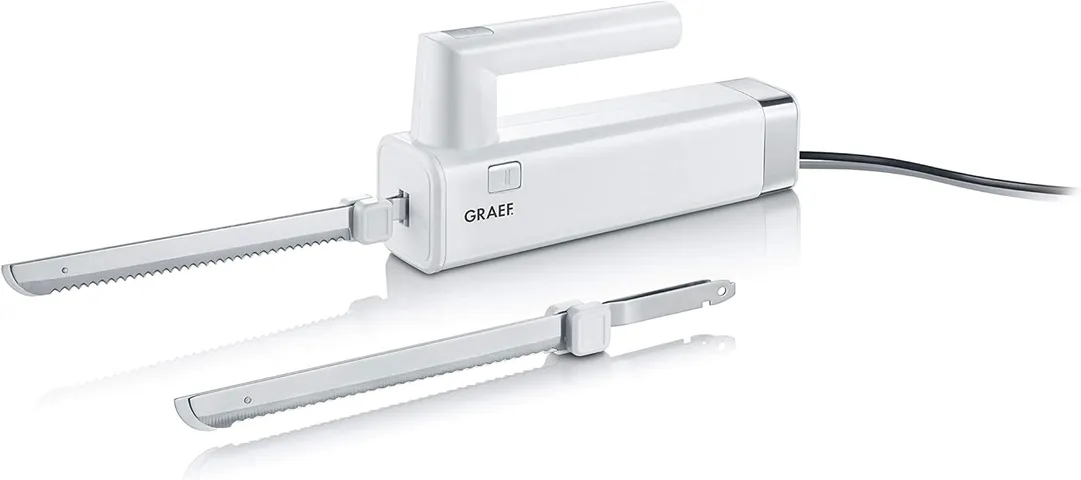 Dao điện cắt thực phẩm Graef EK501EU màu trắng 150W